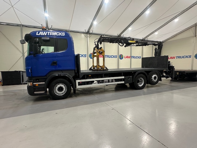 Scania R420 6×2 Rear Lift Brick Grab Drawbar