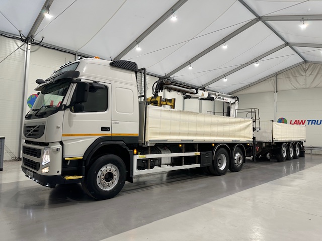 Volvo FM 450 Dropside Brick Grab Drawbar