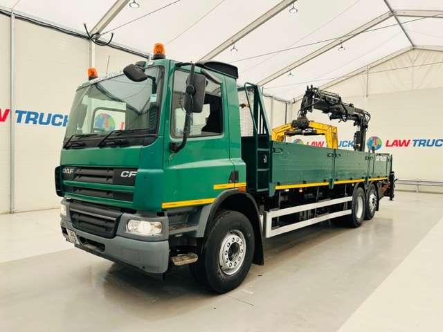 DAF CF75 310 Rear Lift Day Cab Dropside Brick Grab
