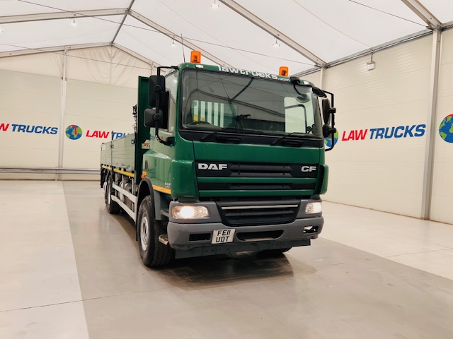 DAF CF75 310 Rear Lift Day Cab Dropside Brick Grab
