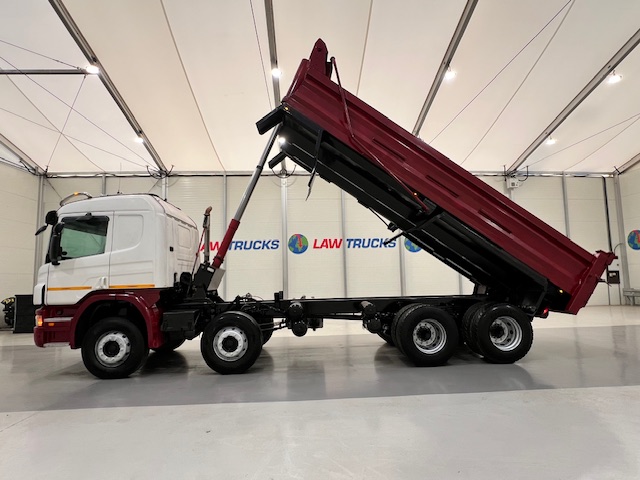 Scania P400 8×4 Sleeper Cab Steel Tipper
