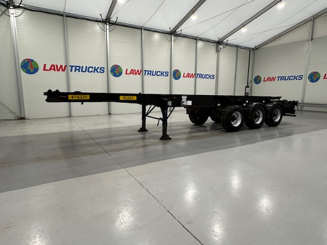 Dennison Tri Axle Sliding Skeletal Trailer BPW