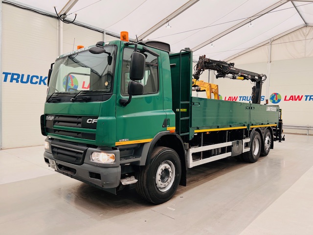 DAF CF75 310 Rear Lift Day Cab Dropside Brick Grab