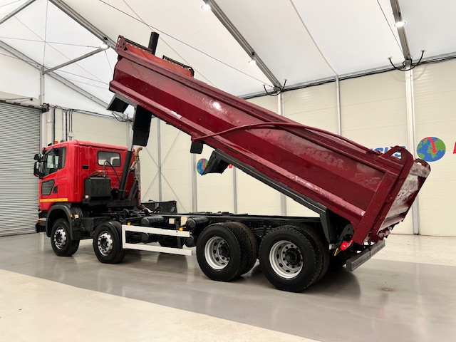 Scania G410 8×4 Rest Cab Steel Tipper