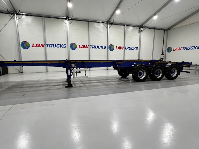 Dennison Tri Axle Sliding Skeletal Trailer BPW