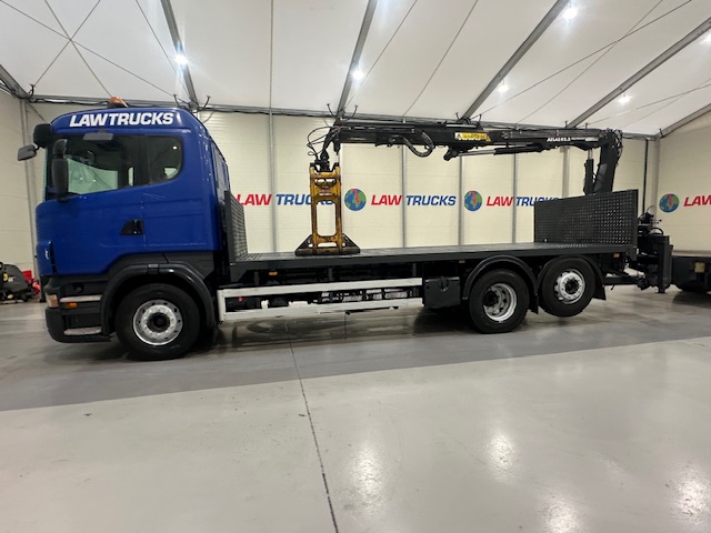Scania R420 6×2 Rear Lift Brick Grab Drawbar