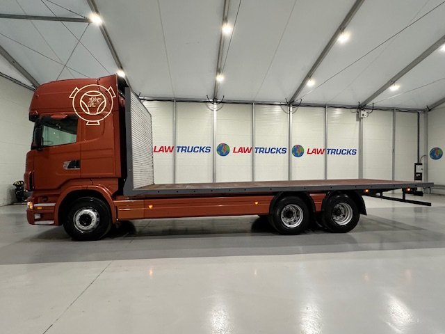 Scania R420 6×2 10 Tyre Rear Lift Flatbed Manual