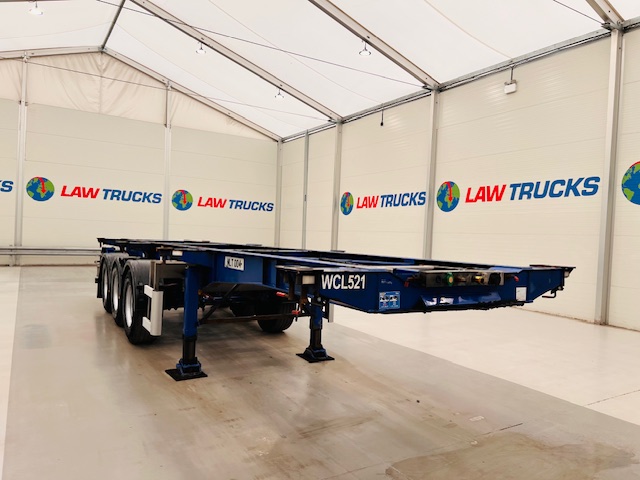 Montracon Tri Axle Sliding Skeletal Trailer BPW