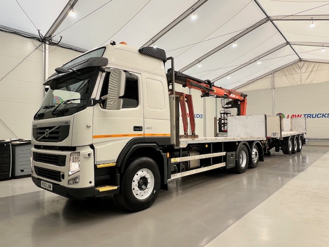 Volvo FM 450 Dropside Brick Grab Drawbar