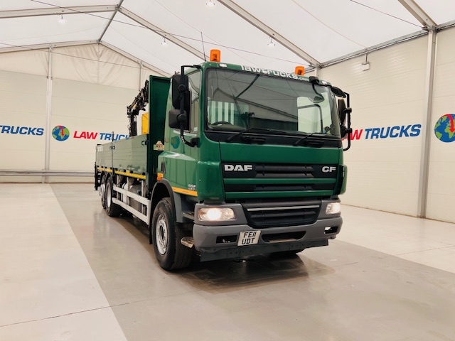 DAF CF75 310 Rear Lift Day Cab Dropside Brick Grab
