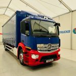 Mercedes Actros 1824 Day Cab Curtainsider - thumbnail