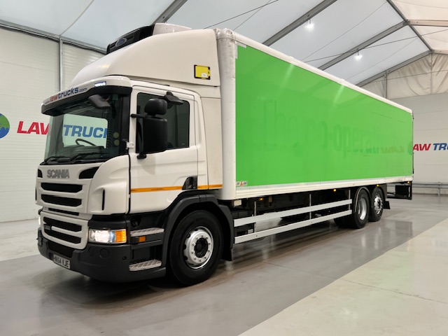 Scania P280 6×2 Rear Lift Day Cab Fridge Box