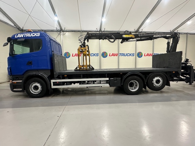 Scania R420 6×2 Rear Lift Brick Grab Drawbar