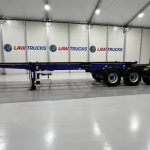 Dennison Tri Axle Sliding Skeletal Trailer BPW - thumbnail