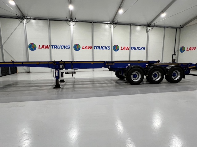 Dennison Tri Axle Sliding Skeletal Trailer BPW