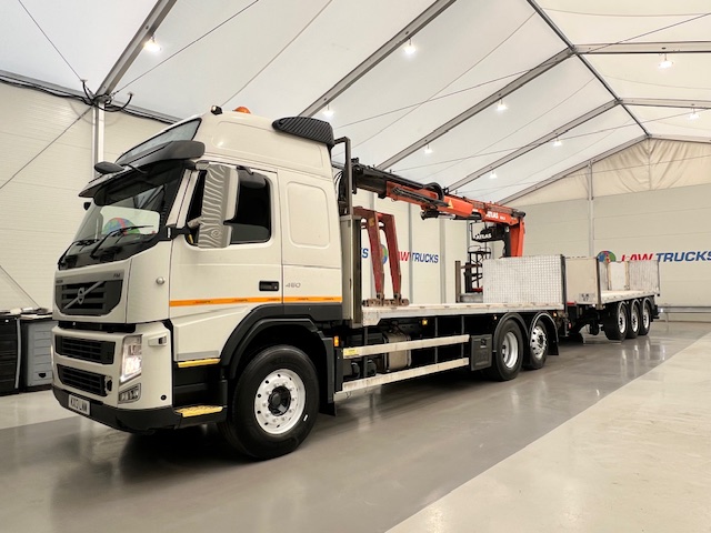 Volvo FM 450 Dropside Brick Grab Drawbar