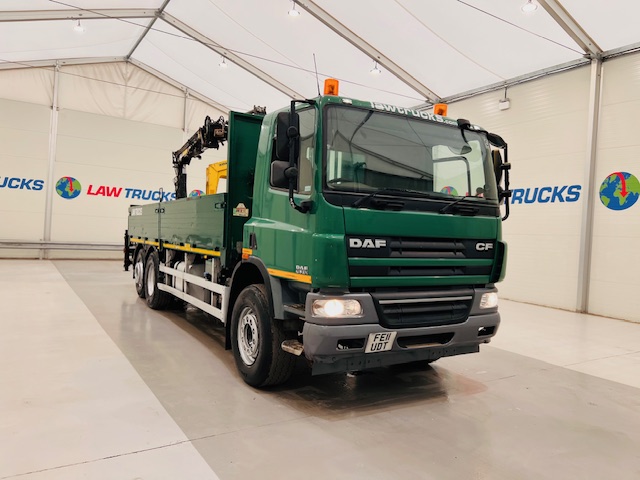 DAF CF75 310 Rear Lift Day Cab Dropside Brick Grab