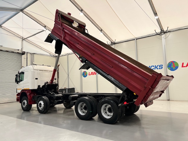 Scania P400 8×4 Sleeper Cab Steel Tipper