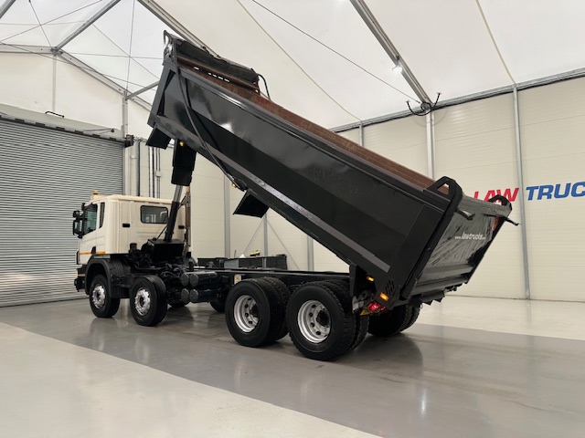 Scania P360 8×4 Rest Cab Steel Tipper