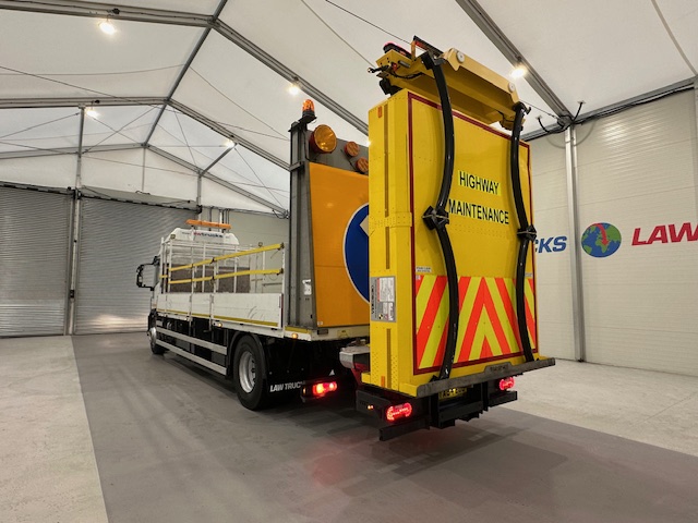 Iveco Eurocargo 180E25 Dropside Traffic Management Truck