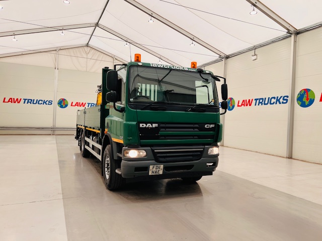 DAF CF75 310 Rear Lift Day Cab Dropside Brick Grab