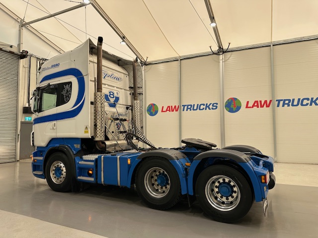 Scania R580 6×2 10 Tyre Rear Lift Tractor Unit PTO