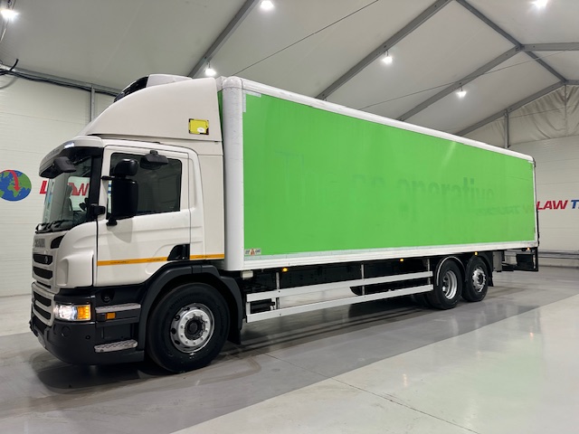 Scania P280 6×2 Rear Lift Day Cab Fridge Box