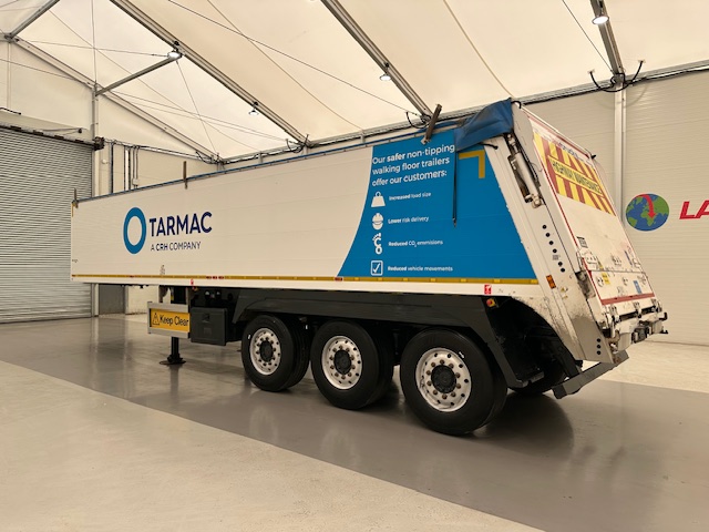 Titan Thinwall Walking Floor Aggregate Trailer