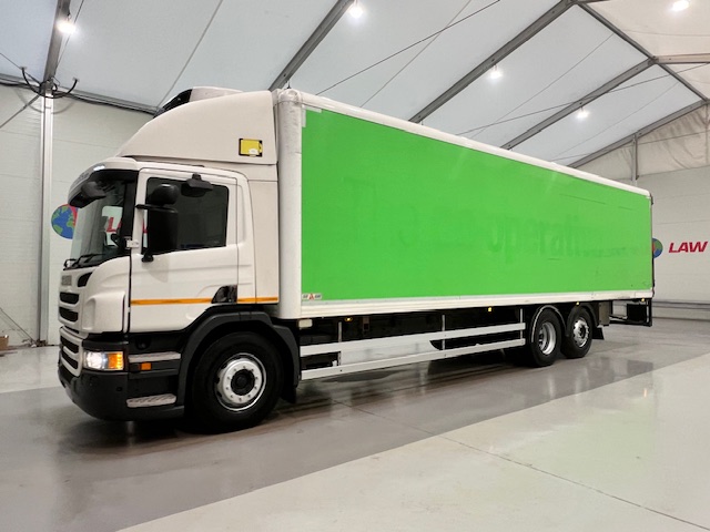 Scania P280 6×2 Rear Lift Day Cab Fridge Box