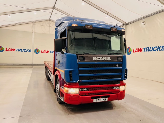 Scania 144 460 10 Tyre Sleeper Cab Flatbed