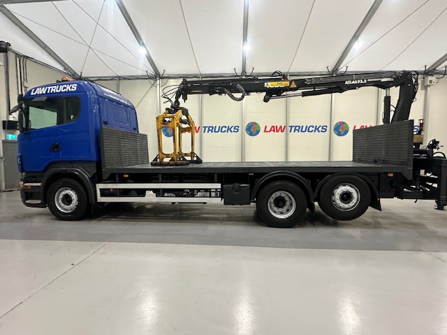 Scania R420 6×2 Rear Lift Brick Grab Drawbar