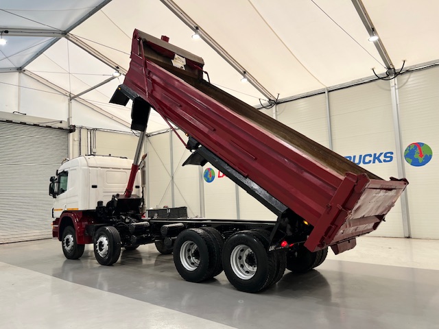 Scania P400 8×4 Sleeper Cab Steel Tipper