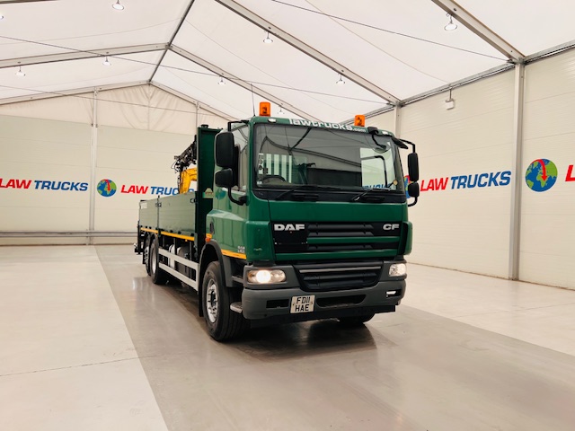 DAF CF75 310 Rear Lift Day Cab Dropside Brick Grab