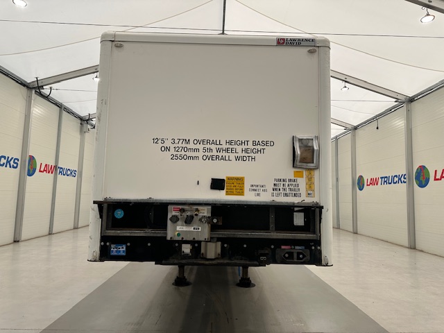 Lawrence David Tandem Axle Rear Steer Box Trailer