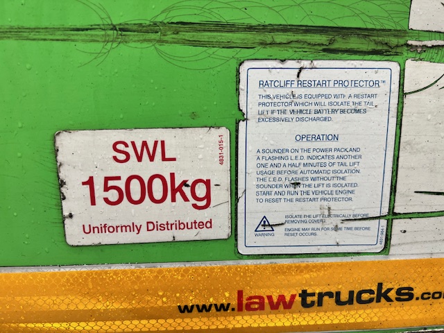 Scania P280 6×2 Rear Lift Day Cab Fridge Box