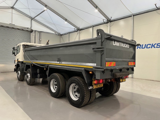 Scania P400 8×4 Rest Cab Steel Tipper