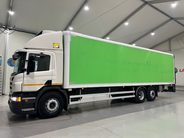 Scania P280 6×2 Rear Lift Day Cab Fridge Box