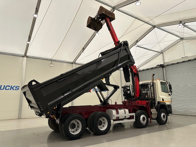 DAF CF85 410 8×4 Day Cab Steel Tipper Grab