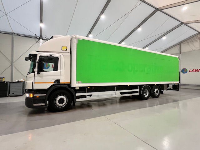 Scania P280 6×2 Rear Lift Day Cab Fridge Box