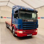 Scania 144 460 10 Tyre Sleeper Cab Flatbed - thumbnail