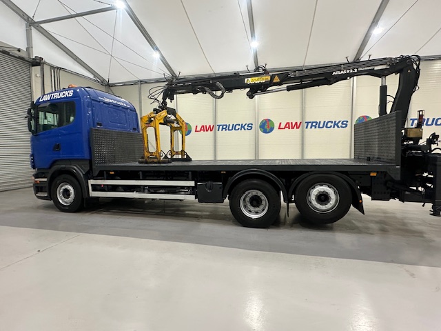 Scania R420 6×2 Rear Lift Brick Grab Drawbar
