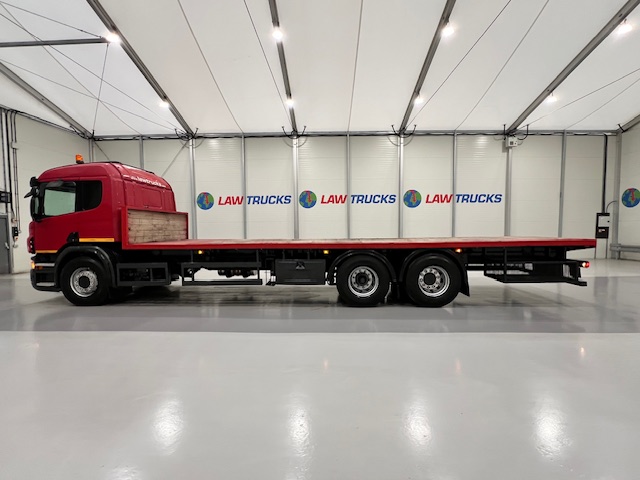 Scania P320 6×2 10 Tyre Rear Lift Flatbed