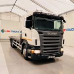 Scania R420 10 Tyre Rear Lift Flatbed - thumbnail