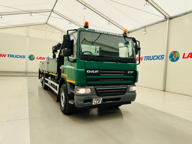 DAF CF75 310 Rear Lift Day Cab Dropside Brick Grab