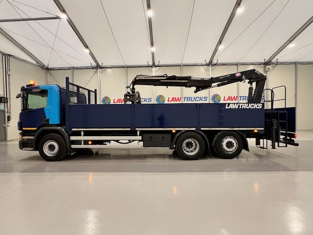 Scania P280 6×2 Rear Lift Dropside Brick Grab