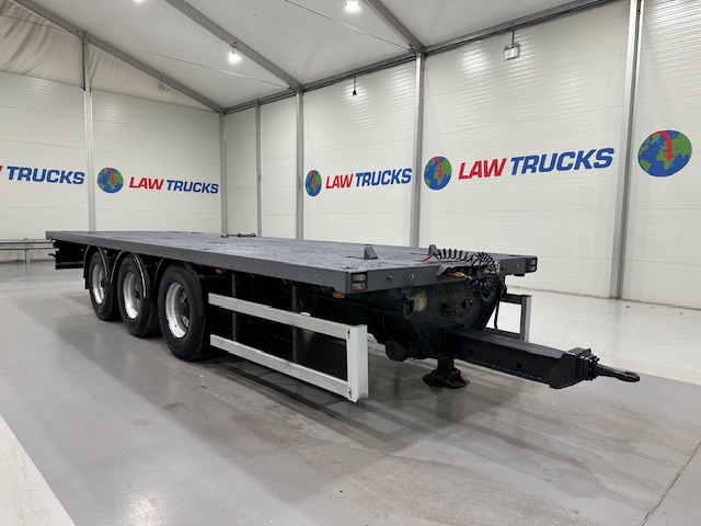 Weightlifter Tri Axle Flatbed Drawbar Trailer