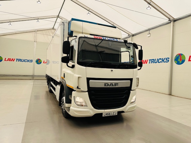 DAF CF 290 6×2 Rear Steer Fridge Box
