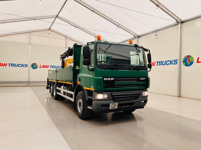DAF CF75 310 Rear Lift Day Cab Dropside Brick Grab
