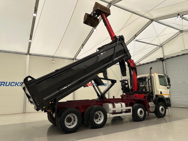 DAF CF85 410 8×4 Day Cab Steel Tipper Grab