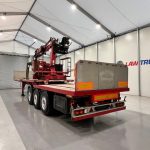 Corus Tri Axle Flatbed Brick Grab Trailer - thumbnail